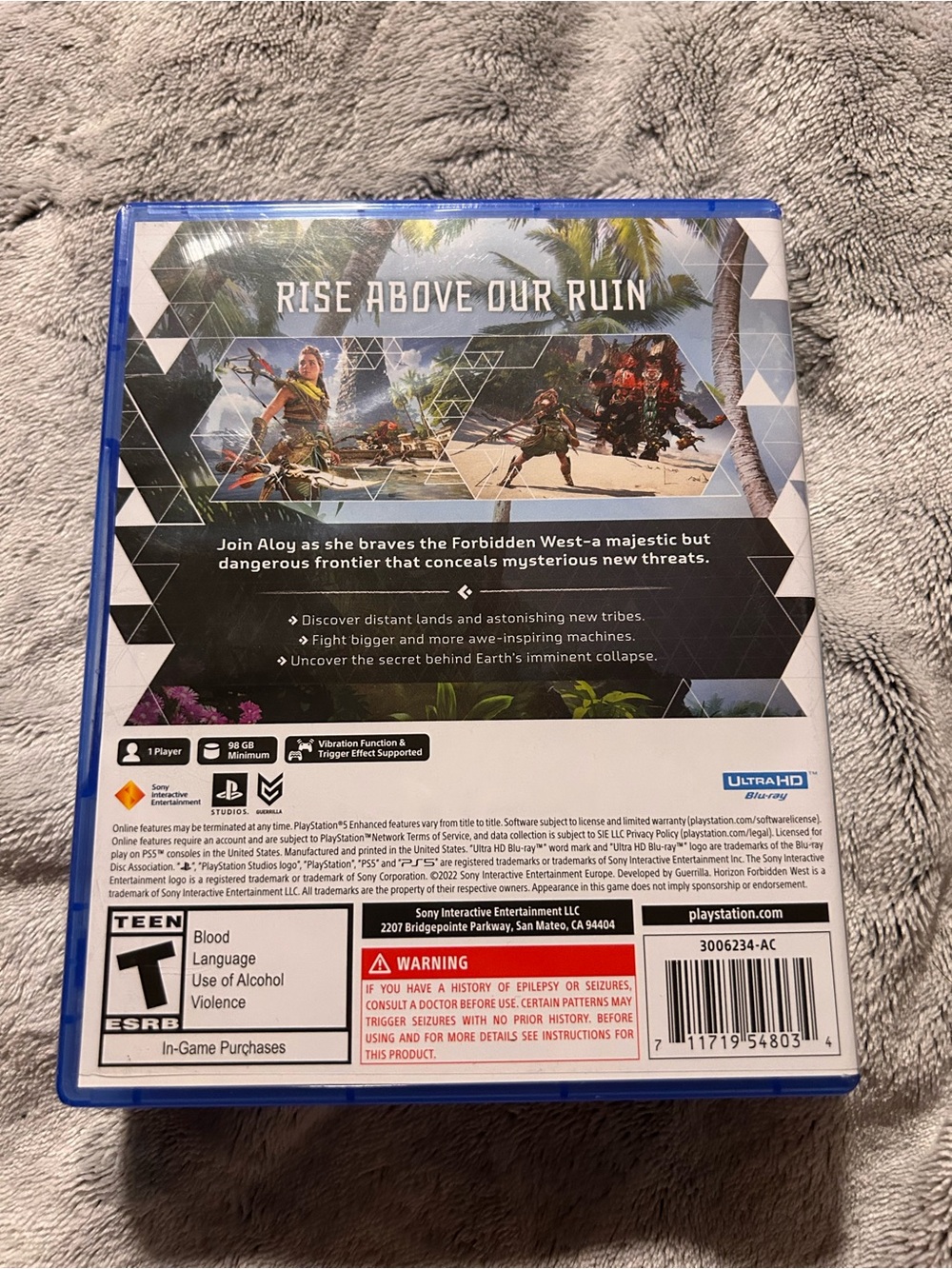 Sony PS5 Horizon Forbidden West (Blue, White) - Picture 2 of 2